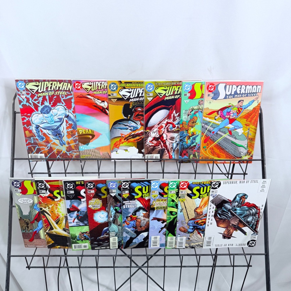 DC Comics Superman The Man of Steel 76-82 85 86 94 96 98 100 101 103 104 lot